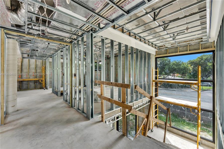In-progress construction of a new home in , Miami Shores, FL (Image 12).