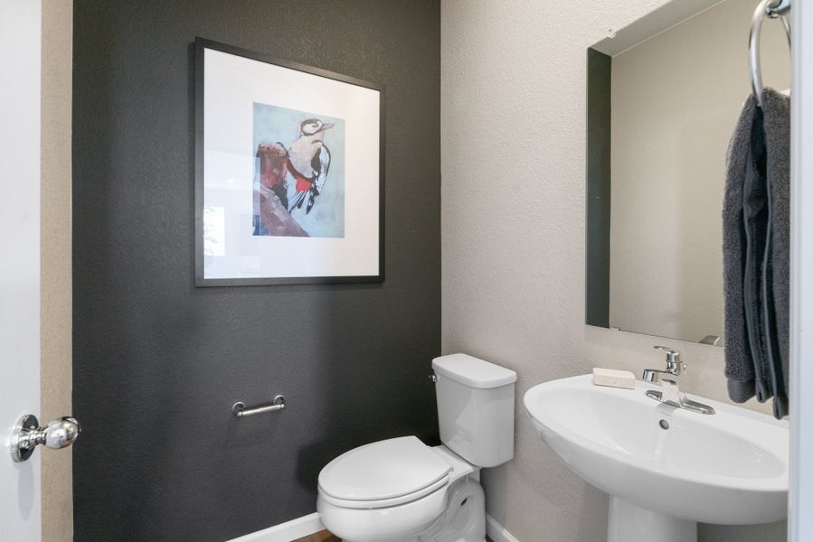 Representative furnished interior of a home built from the 4005 by Risewell Homes in Harvest Crossing, Aurora (Image 15).