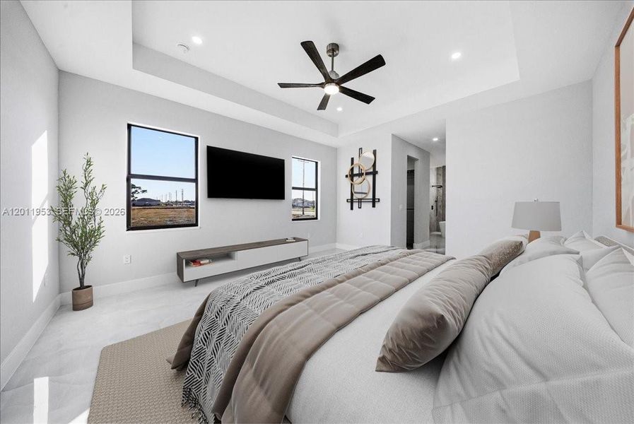 Furnished interior view inside a new home in , Cape Coral (Image 14).