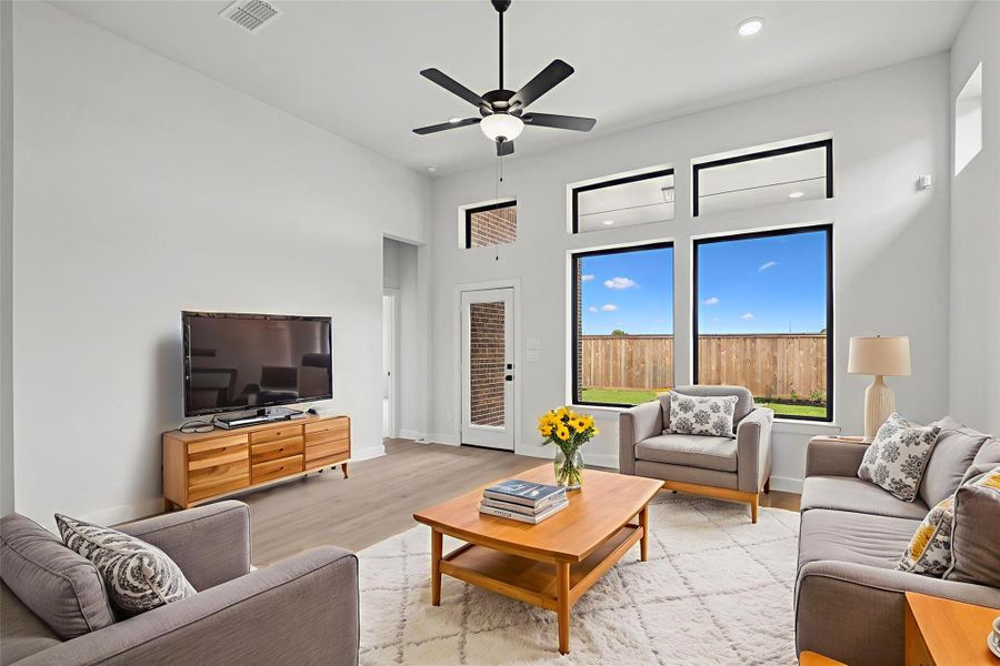 Virtually staged to give you the visual you need to see furniture placement and how the home can live.