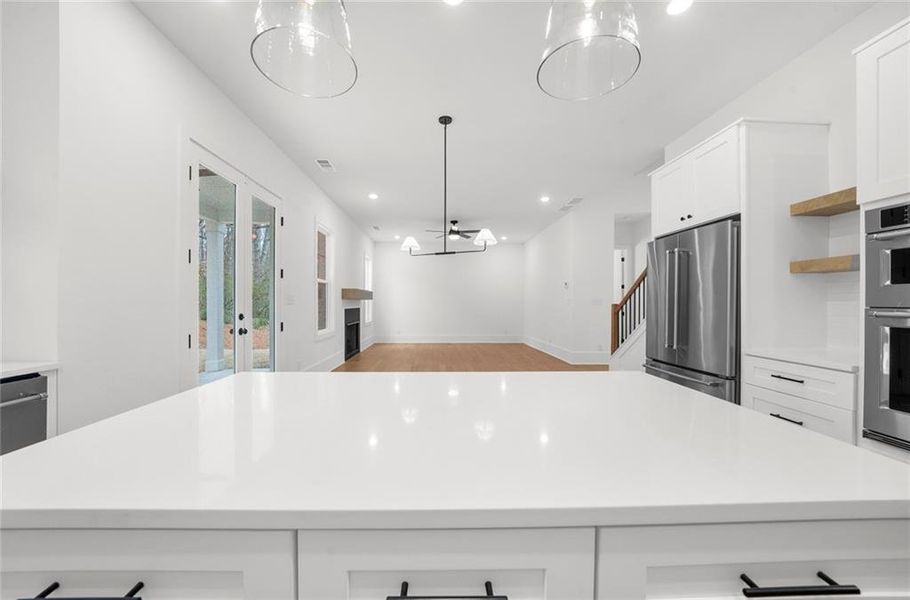 Furnished interior view inside a new home in , Canton (Image 17).