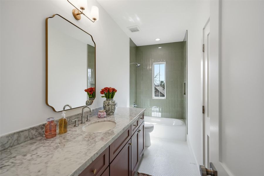 Furnished interior view inside a new home in , Houston (Image 12).