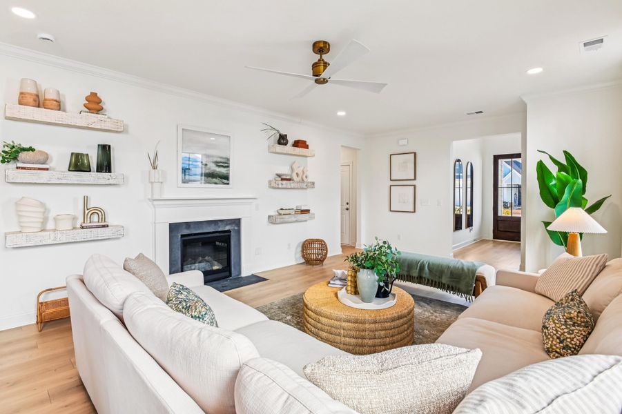 Furnished interior view inside a new home in , Moncks Corner (Image 18). Furnished interior view inside a new home in , Moncks Corner (Image 18).