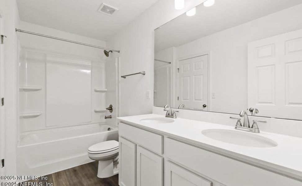 Furnished interior view inside a new home in , Jacksonville (Image 9). Furnished interior view inside a new home in , Jacksonville (Image 9).