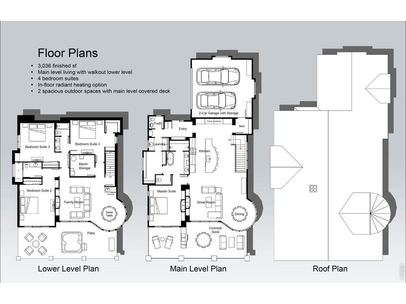 2D floor plan layout of this home in , Estes Park, CO (Image 3).