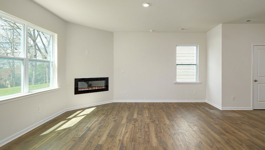 Spacious, unfurnished interior of a new home in Huffman Ridge, Hickory (Image 11). Spacious, unfurnished interior of a new home in Huffman Ridge, Hickory (Image 11).