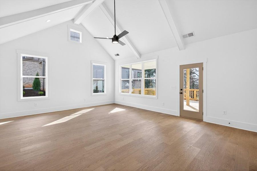 Spacious, unfurnished interior of a new home in , Marietta (Image 26).