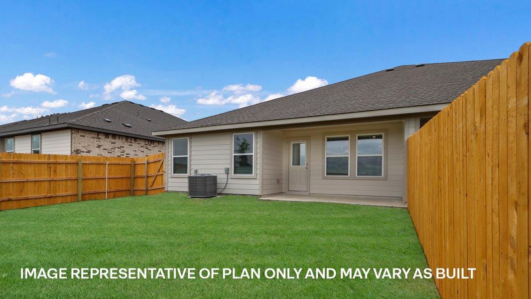 Exterior details and patio area of a home in Palomino, Manor (Image 16). Exterior details and patio area of a home in Palomino, Manor (Image 16).