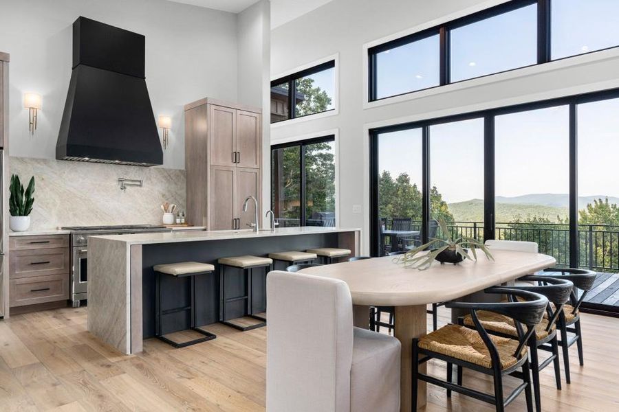 Furnished interior view inside a new home in , Blue Ridge (Image 8).