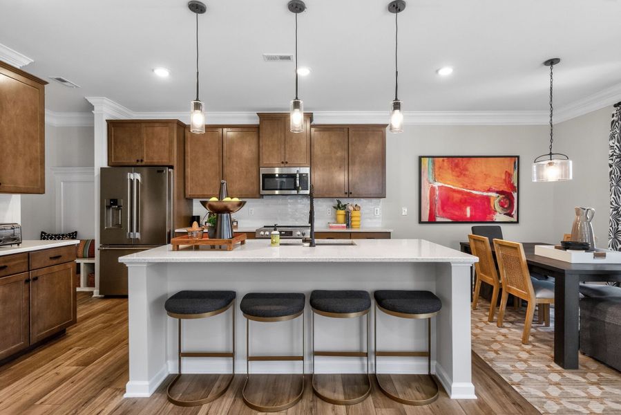 Furnished interior view inside a new home in Arbor Glen, Sanford (Image 10). Furnished interior view inside a new home in Arbor Glen, Sanford (Image 10).