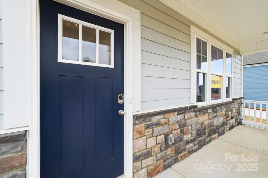 Exterior details and patio area of a home in Waterford Commons, Rock Hill (Image 3).