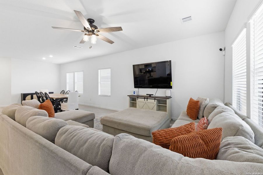 Furnished interior view inside a new home in , Converse (Image 28).