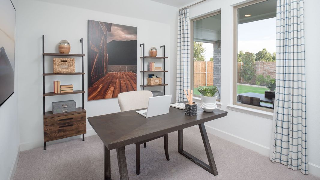 Furnished interior view inside a new home in Brookewater, Rosenberg (Image 40).
