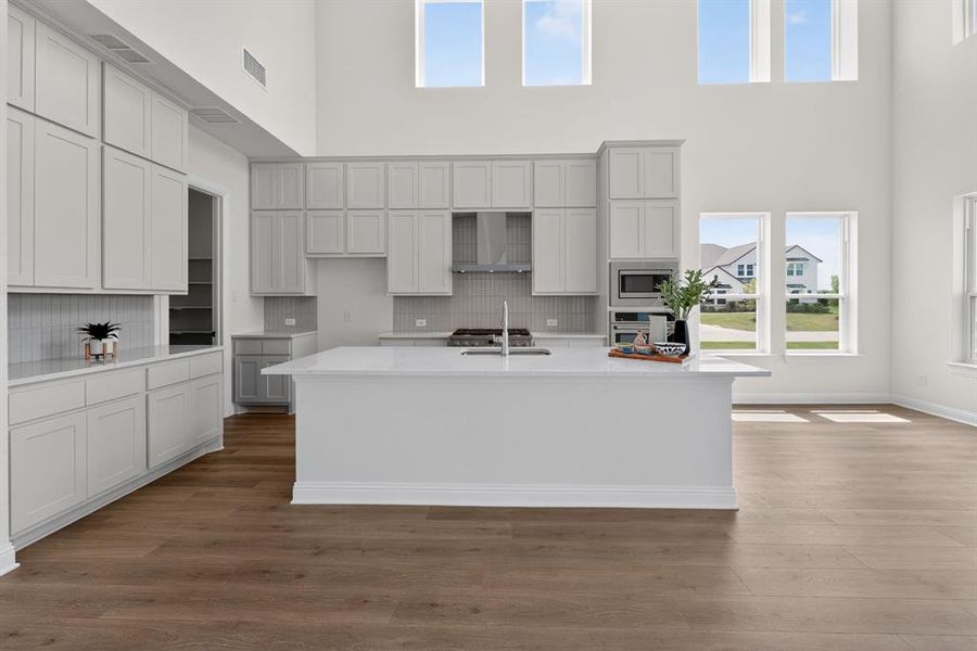 Furnished interior view inside a new home in Highland Crossing, Celina (Image 12).