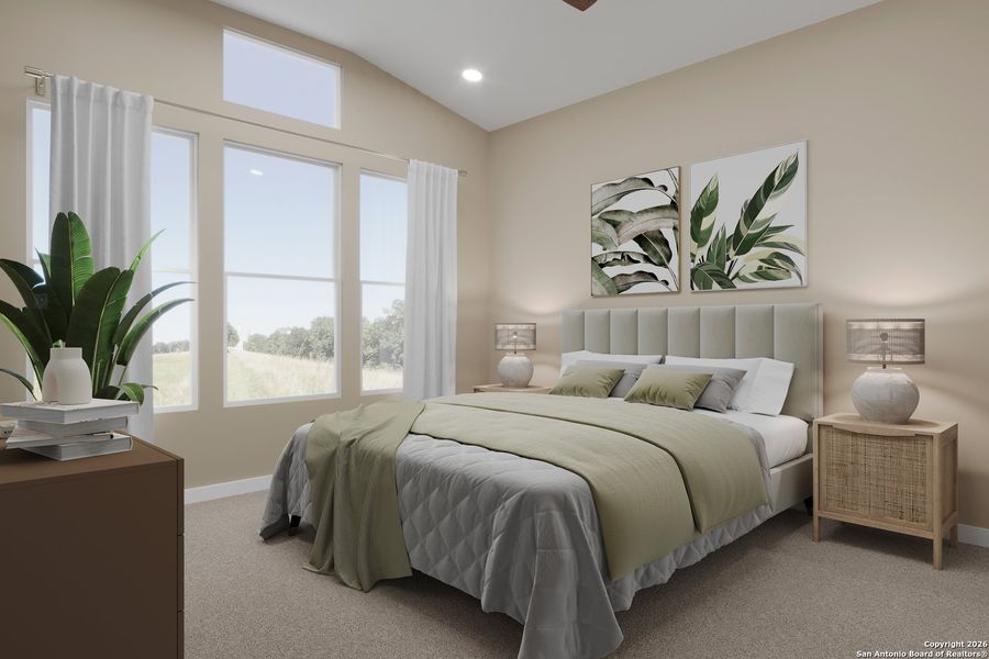 Furnished interior view inside a new home in Parklands Estates, Schertz (Image 4).