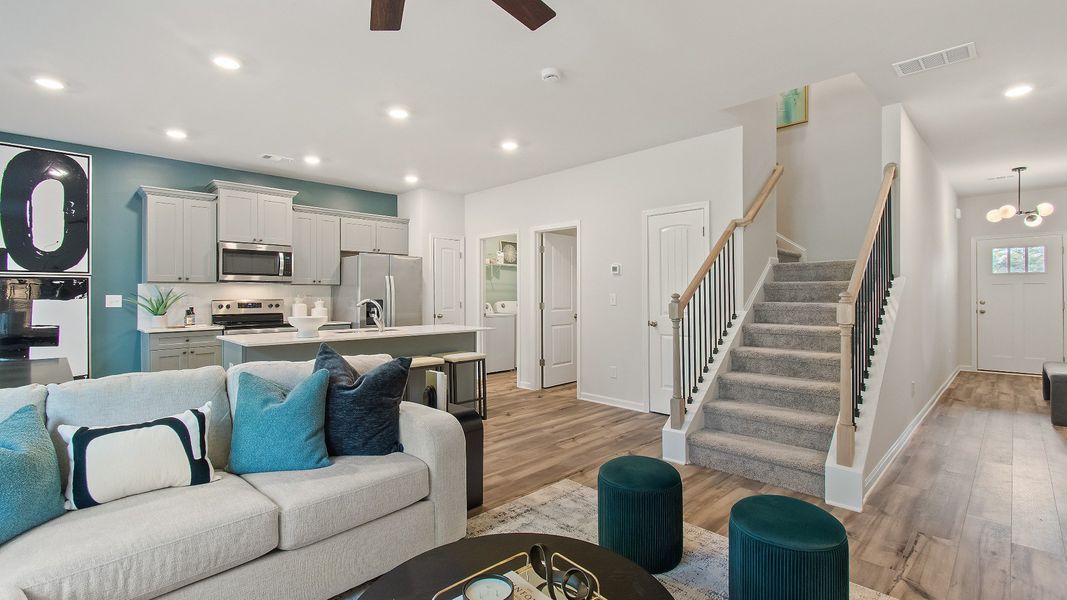 Furnished interior view inside a new home in Diamante, Stockbridge (Image 8).
