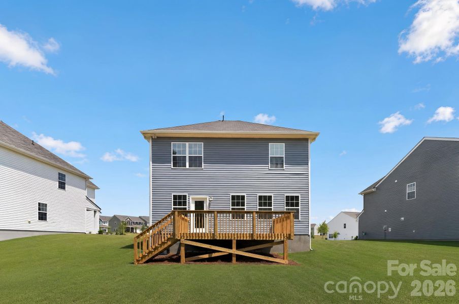 Exterior details and patio area of a home in Shannon Woods, Maiden (Image 4).