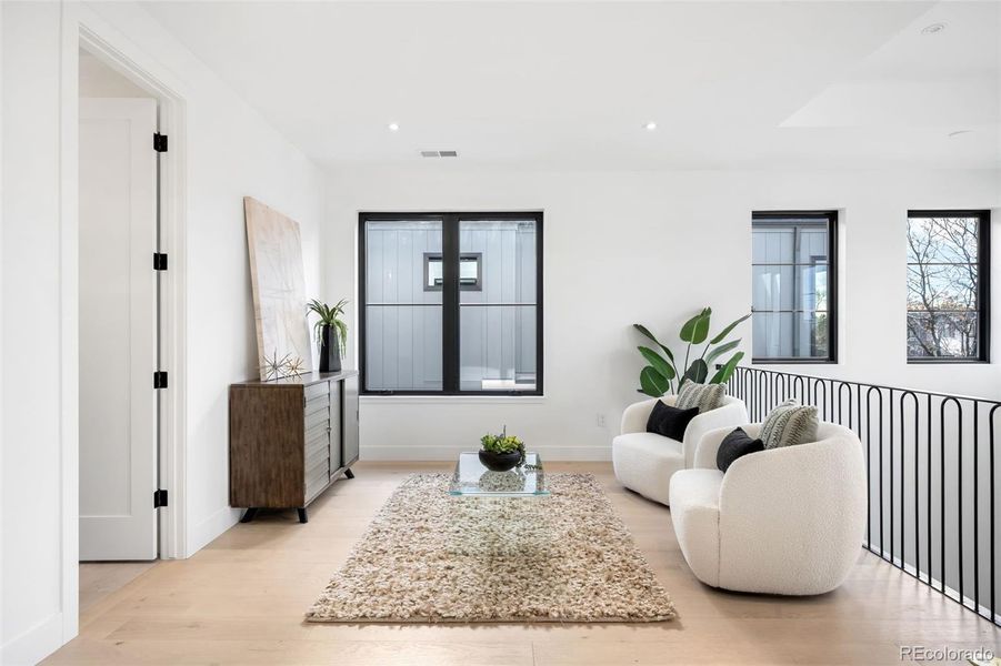 Furnished interior view inside a new home in , Denver (Image 16).