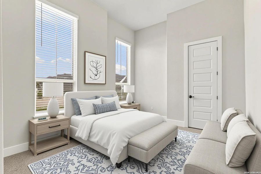Furnished interior view inside a new home in Potranco Oaks 100's, Castroville (Image 12). Furnished interior view inside a new home in Potranco Oaks 100's, Castroville (Image 12).