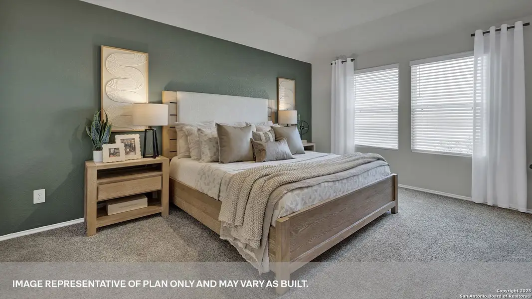 Furnished interior view inside a new home in Navarro Fields, Seguin (Image 3).