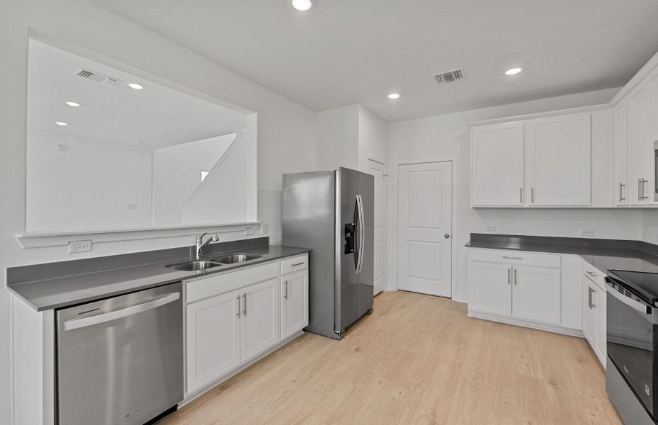 Furnished interior view inside a new home in Sonterra, Jarrell (Image 12).