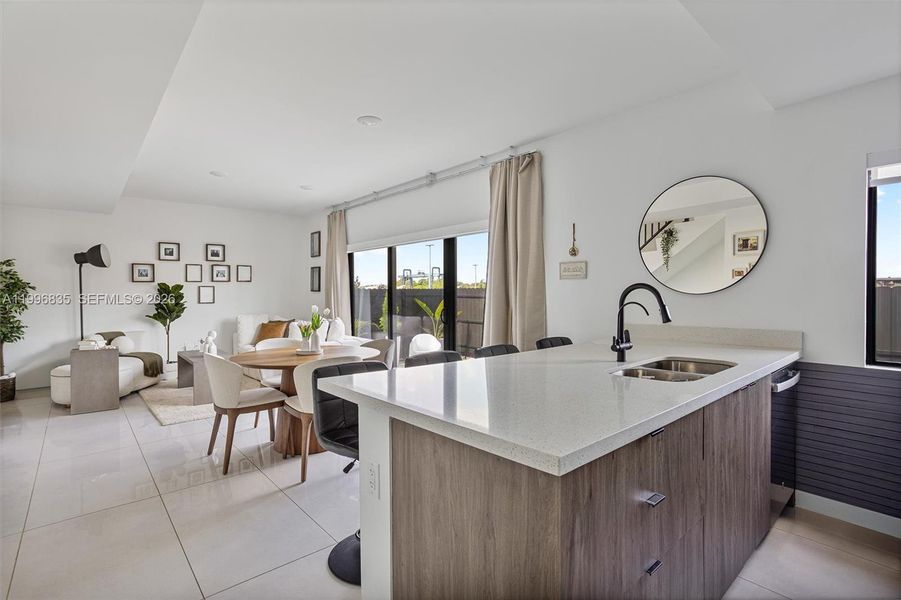 Furnished interior view inside a new home in , Florida City (Image 33).