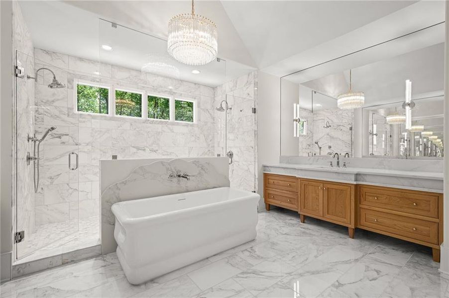 Furnished interior view inside a new home in , Brookhaven (Image 36).