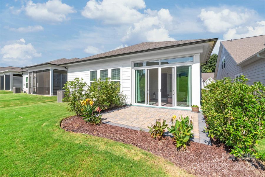 Front exterior of a new home in , Waxhaw, NC, highlighting curb appeal (Image 18).
