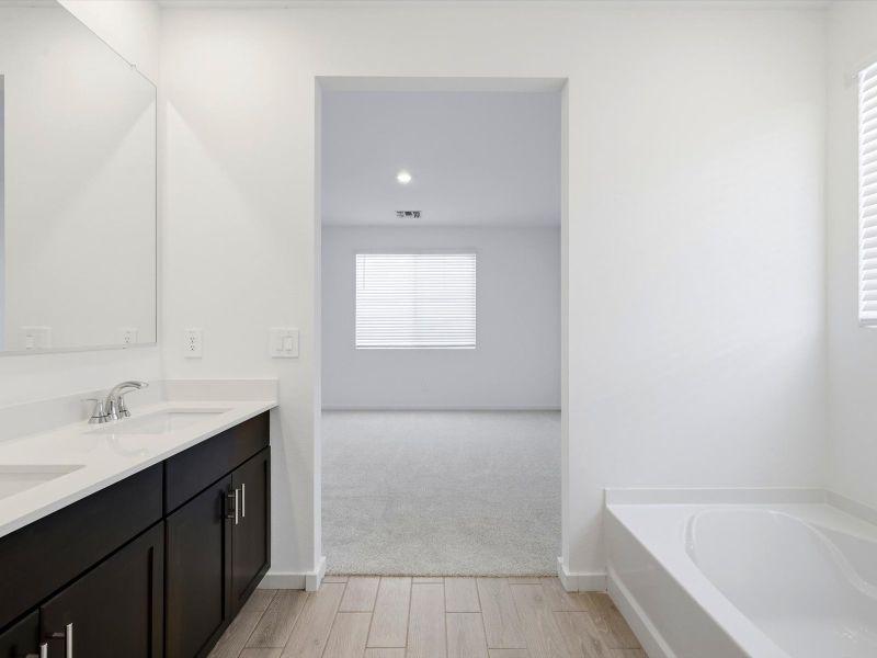 Furnished interior view inside a new home in Meritage Homes by Teravalis - Reserve Series, Buckeye (Image 7).