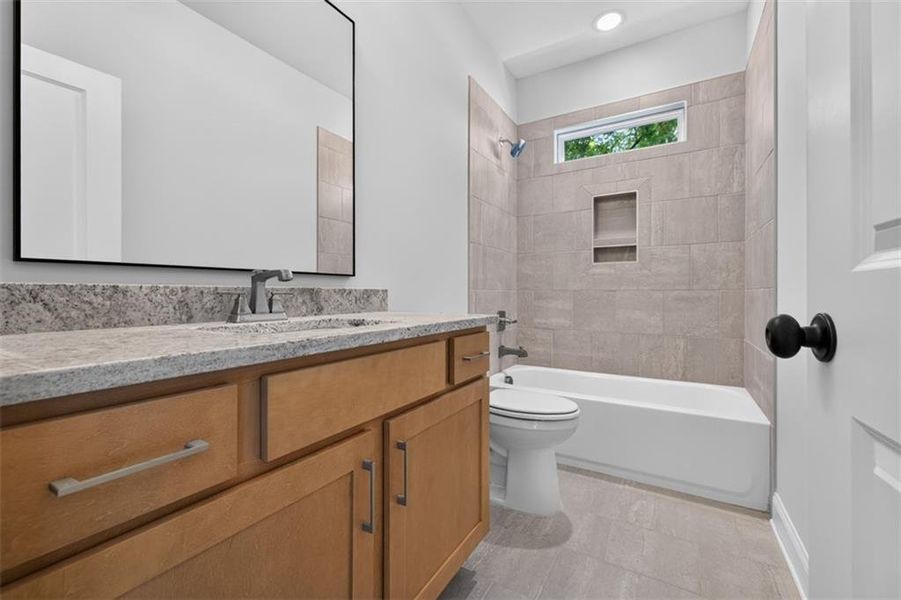 Furnished interior view inside a new home in , Flowery Branch (Image 22).