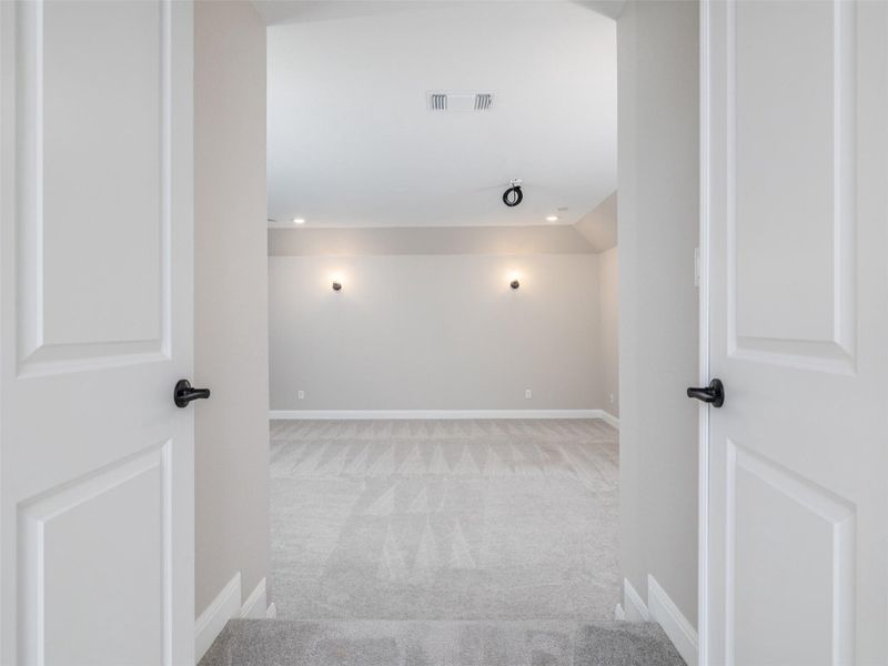 Spacious, unfurnished interior of a new home in Saddleback at Santa Rita Ranch, Liberty Hill (Image 34). Spacious, unfurnished interior of a new home in Saddleback at Santa Rita Ranch, Liberty Hill (Image 34).
