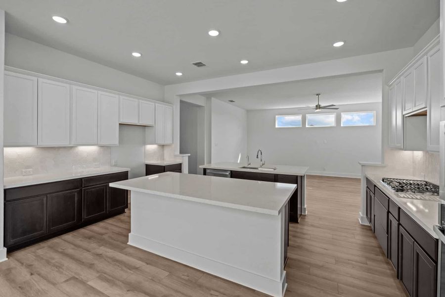 Furnished interior view inside a new home in Buffalo Crossing – New Phase Now Preselling, Cibolo (Image 10).