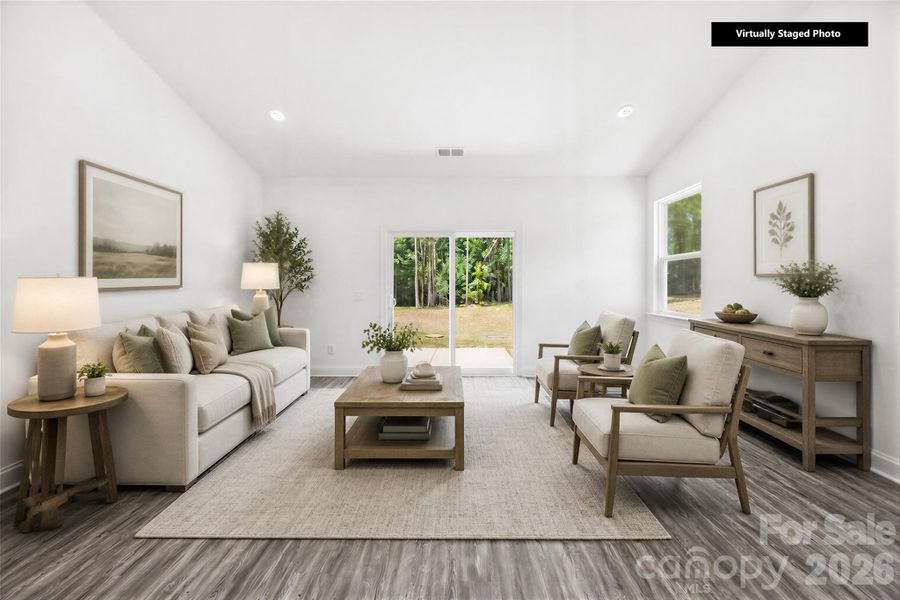 Furnished interior view inside a new home in , Statesville (Image 8).