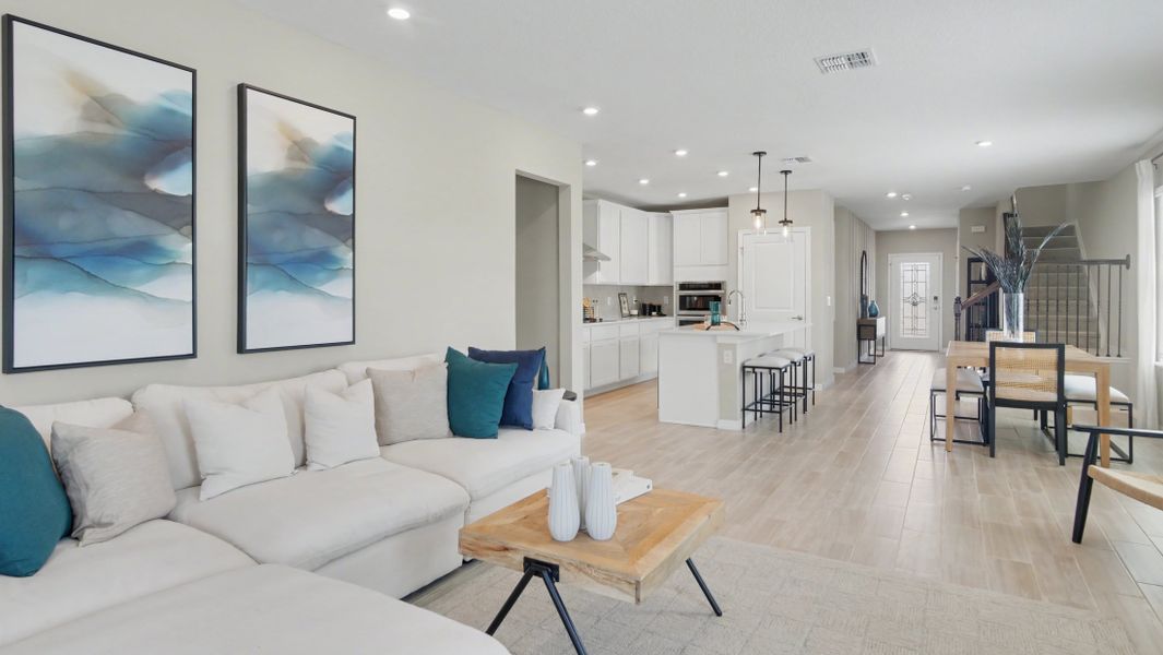 Representative furnished interior of a home built from the Lexington by Maronda Homes in Malabar Springs, Palm Bay (Image 15).