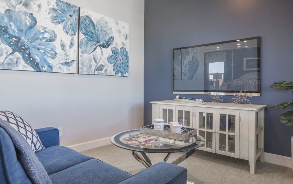 Representative furnished interior of a home built from the Belmonte by Elliott Homes in Bellero Estates, Queen Creek (Image 9).