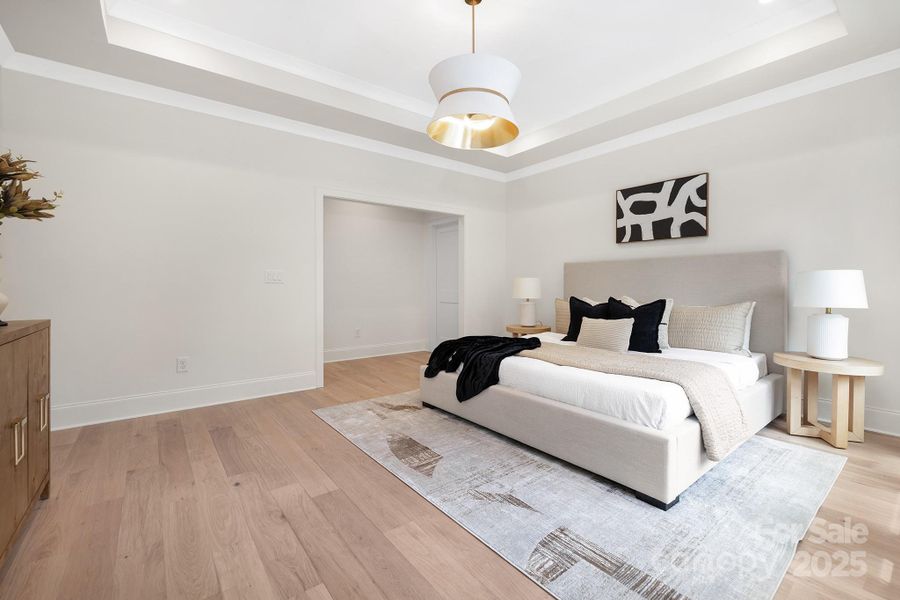 Furnished interior view inside a new home in , Charlotte (Image 27).