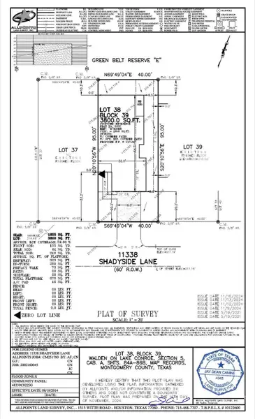 2D floor plan layout of this home in Lake Conroe Area Homes, Montgomery, TX (Image 3).