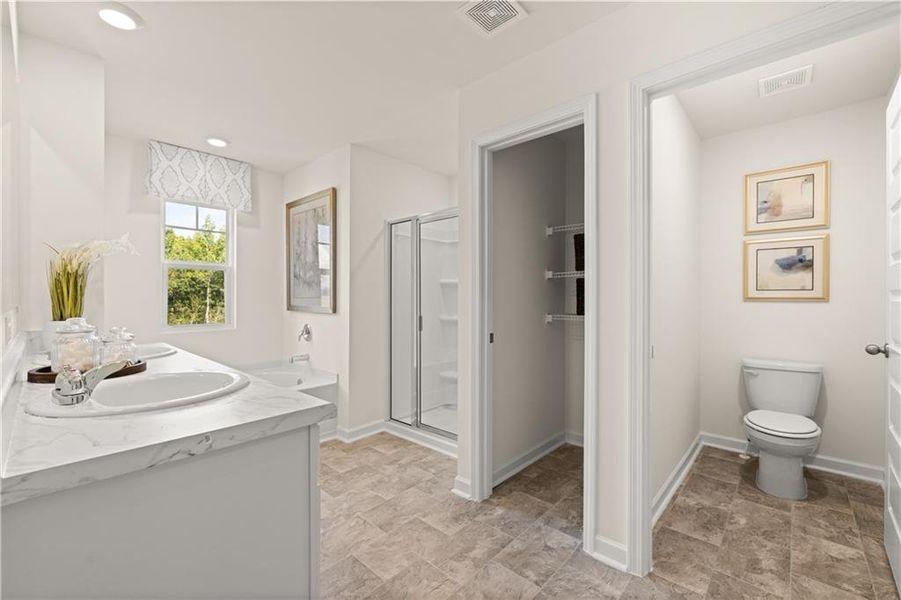 Furnished interior view inside a new home in Kingston Ranch at Lake Oconee, Buckhead (Image 17). Furnished interior view inside a new home in Kingston Ranch at Lake Oconee, Buckhead (Image 17).