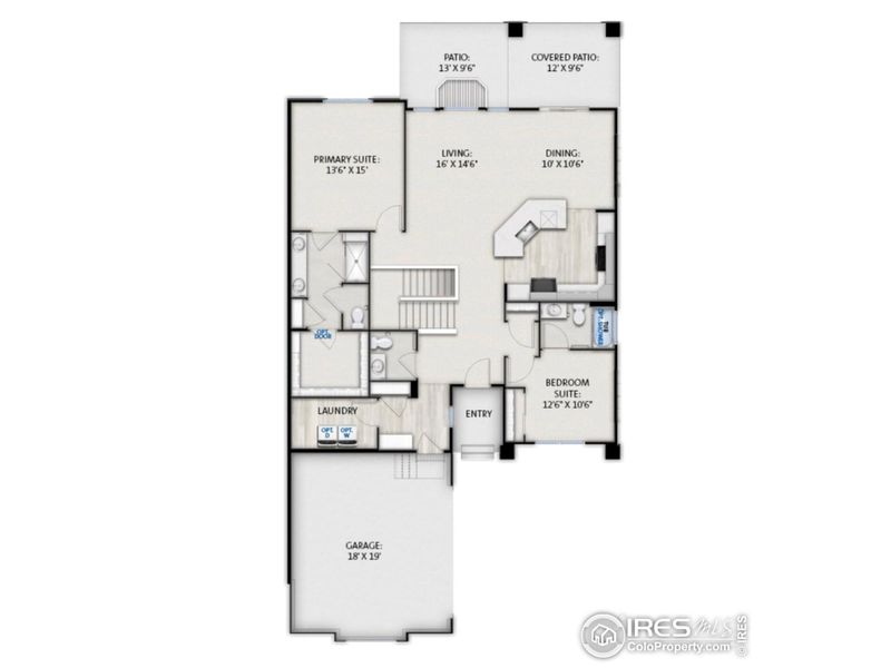 Main Level Floor Plan