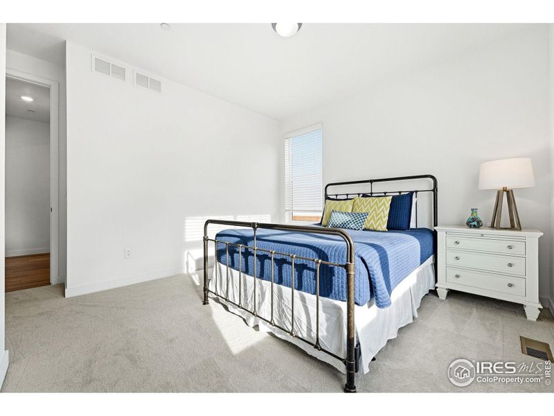 Another view of the main-level bedroom - a great feature of this home's flexible floor-plan