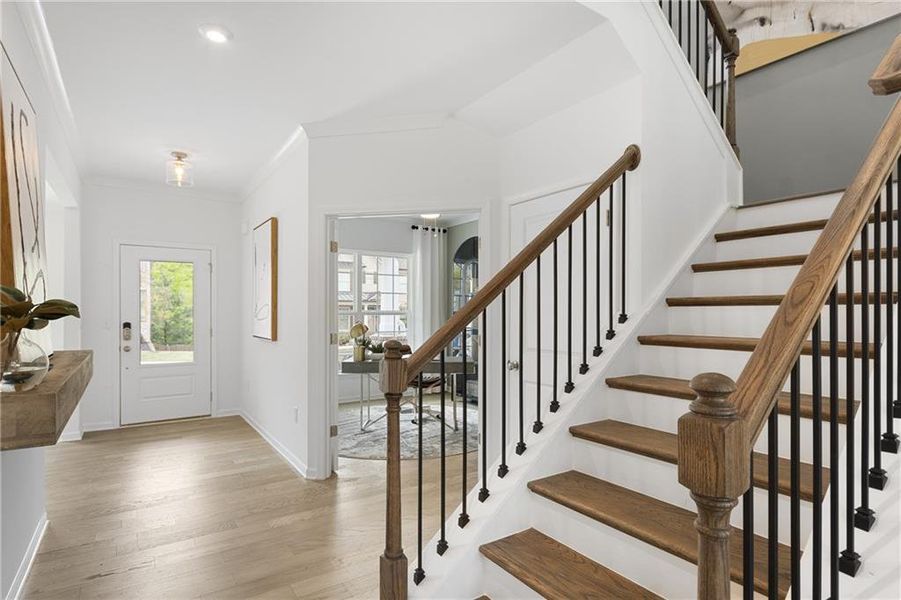 Spacious, unfurnished interior of a new home in Sierra Creek, Hoschton (Image 22).