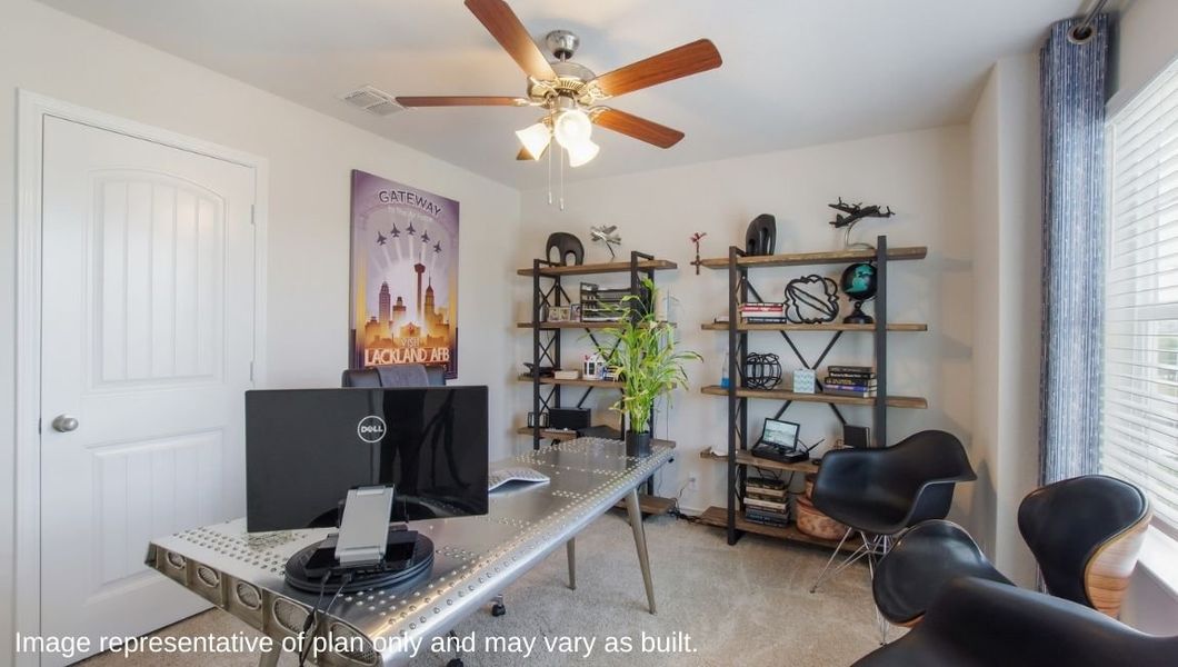 Furnished interior view inside a new home in Avenida, Converse (Image 19).