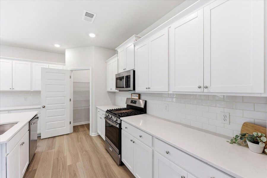 Furnished interior view inside a new home in Limehouse Village: Arbor Series, Summerville (Image 45).