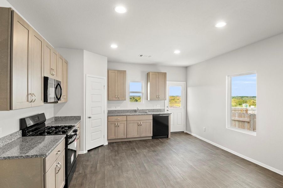 Furnished interior view inside a new home in Cloverleaf, Austin (Image 11).