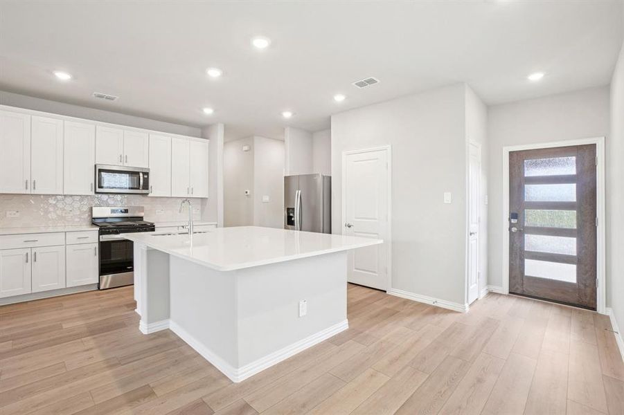 Furnished interior view inside a new home in Eastridge - Spring Series, McKinney (Image 14).