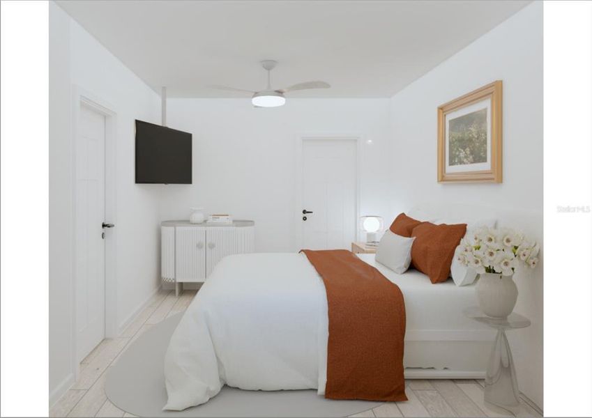 Furnished interior view inside a new home in , Dunnellon (Image 4).