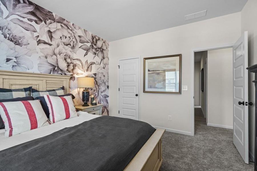 Furnished interior view inside a new home in Townes At The Stiles, Cartersville (Image 21).