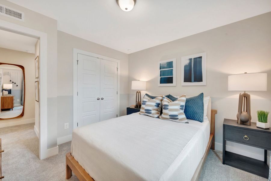 Representative furnished interior of a home built from the Vienna by Mattamy Homes in Ashmore Townes, Garner (Image 31).