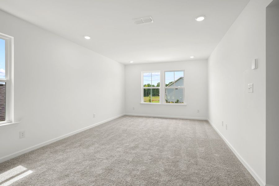 Spacious, unfurnished interior of a new home in Michaux Gardens, Belmont (Image 55). Spacious, unfurnished interior of a new home in Michaux Gardens, Belmont (Image 55).