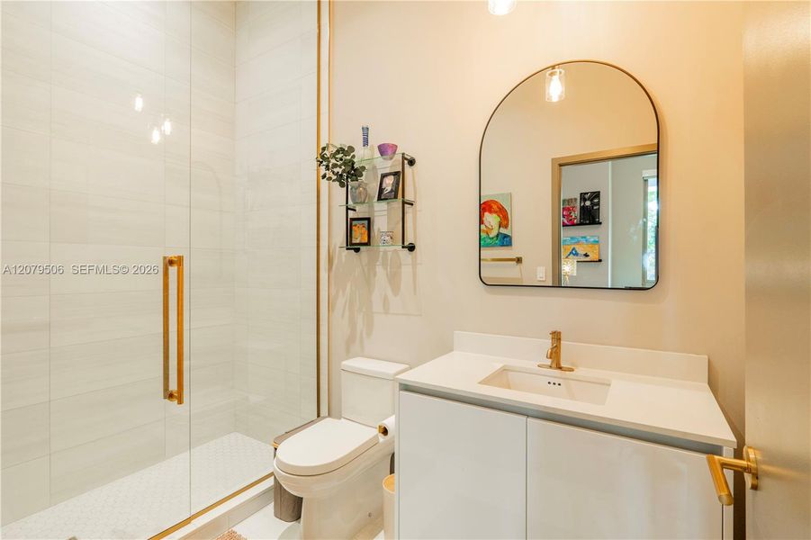 Furnished interior view inside a new home in , Miami (Image 31).